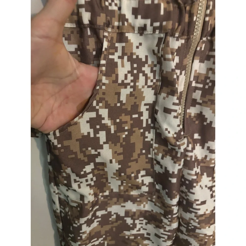 Authentic Kids Sz M 7/8 Costume United States Military Coverall Digital Camo